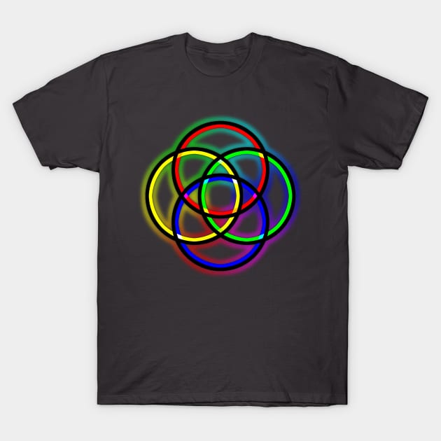 Plurality Circles T-Shirt by HarshLightOfDay